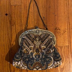 Vintage Beaded Clutch